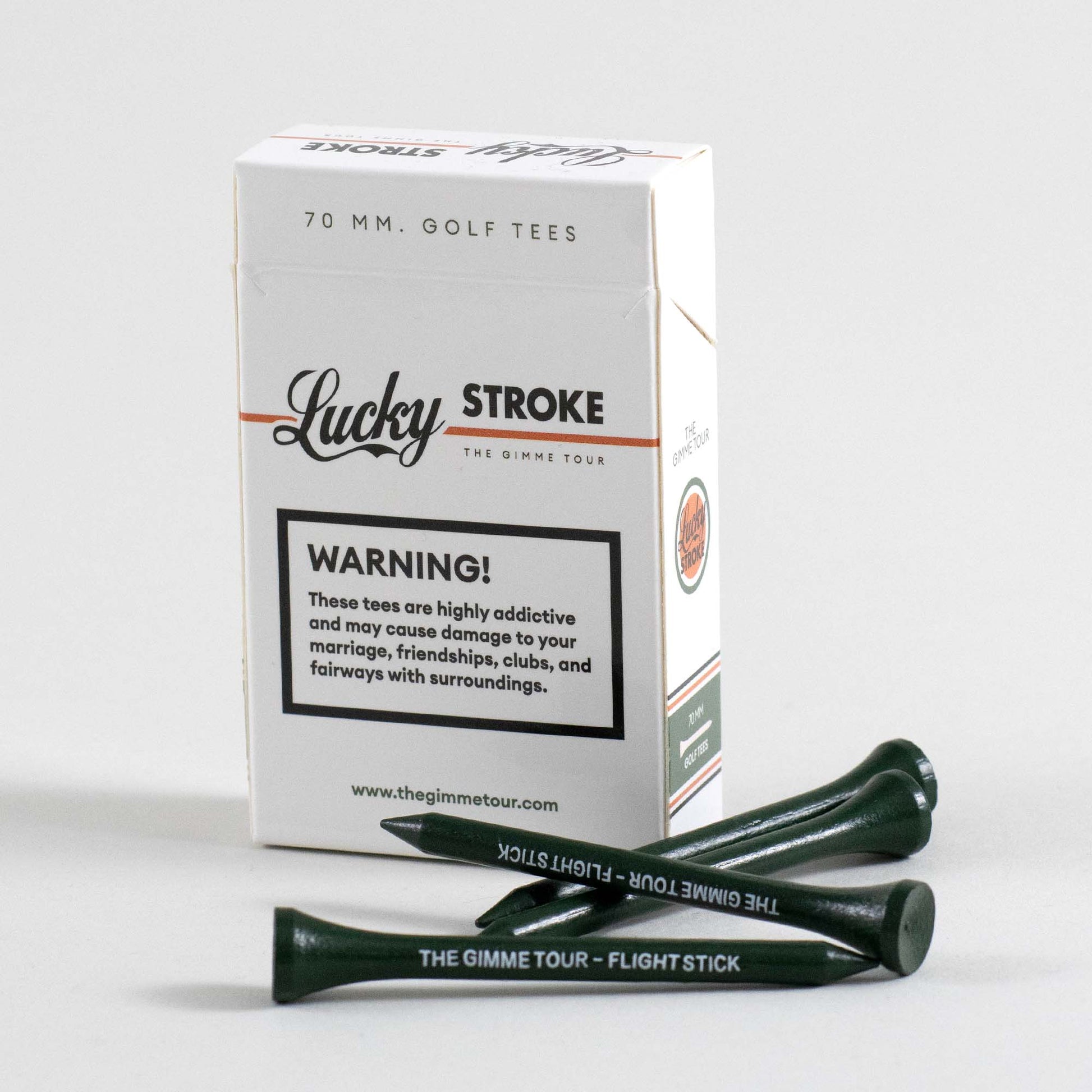 Golf Tees Lucky Stroke 70mm
