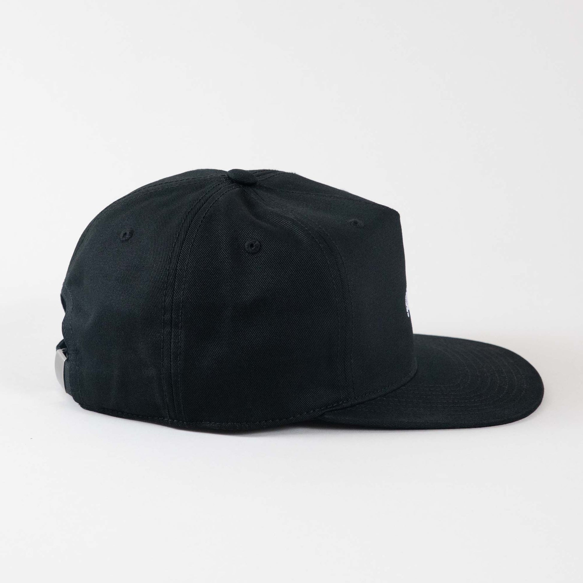 Side view of The Gimme Tour Gimme Deadstock adjustable cap, showing side details – A Sort of Golf Company.